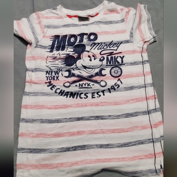 Cotton On Other - Cotton On Kids Mickey Mouse Striped T-Shirt